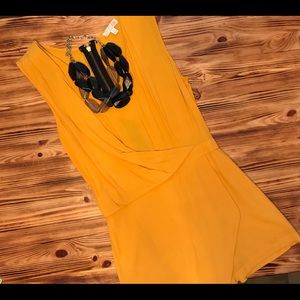 Mustard yellow romper